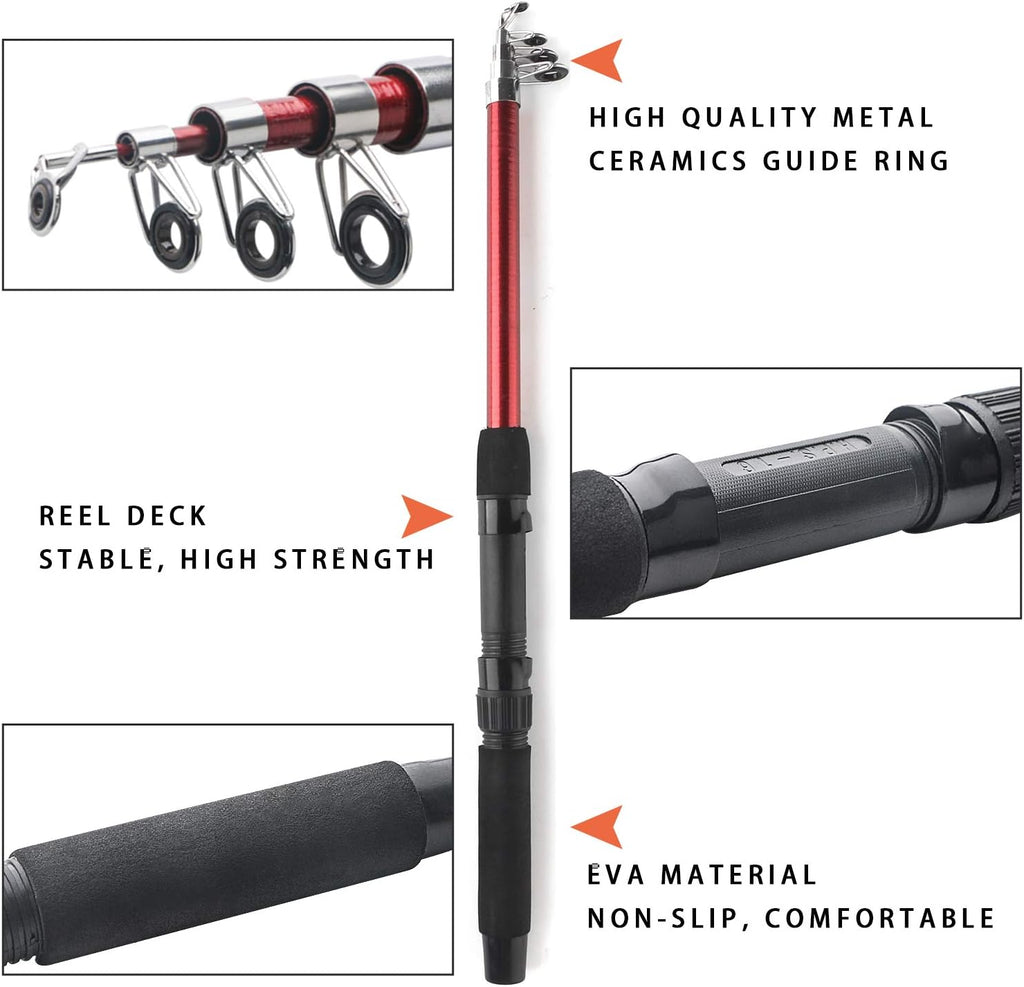 All-in-One Teleskop-Angelausrüstung