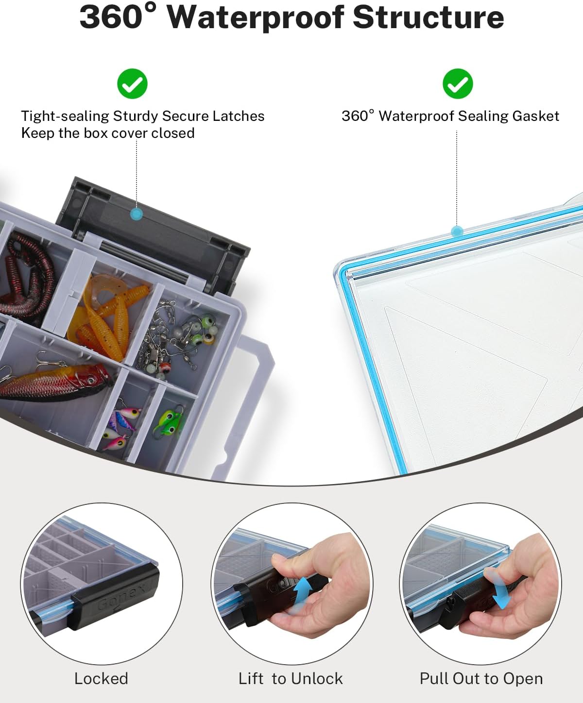 ProPack Clear Tackle Organizer