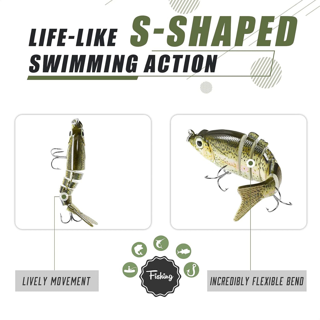 Truscend Lifelike Jointed Swimbait